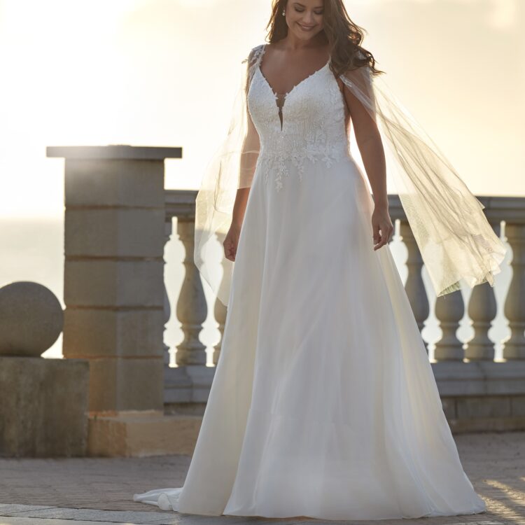 robe de mariée simple et élégante - 35024