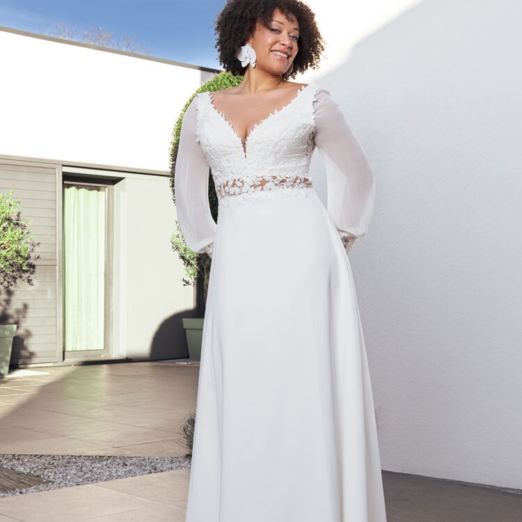 robe de mariée avec manches - GABY