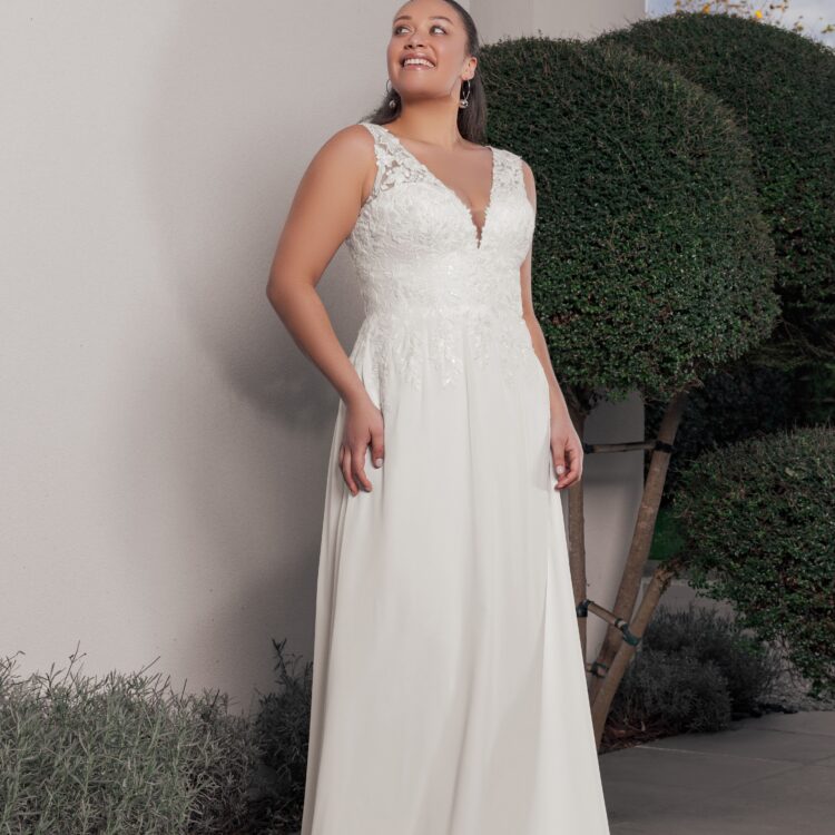 robe de mariée simple et élégante -  GENNY