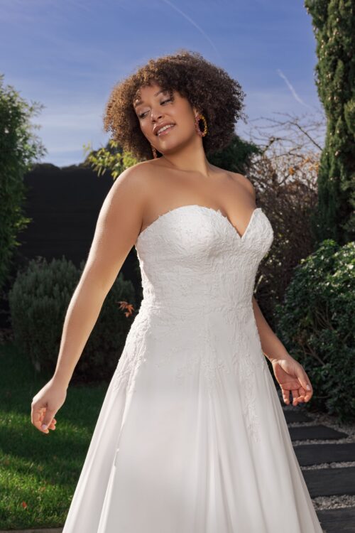 robe de mariée bustier -  GINGER – Image 3