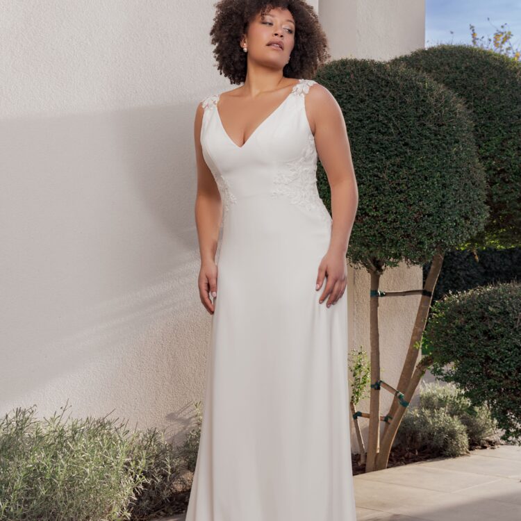 robe de mariée simple et élégante - GLAM