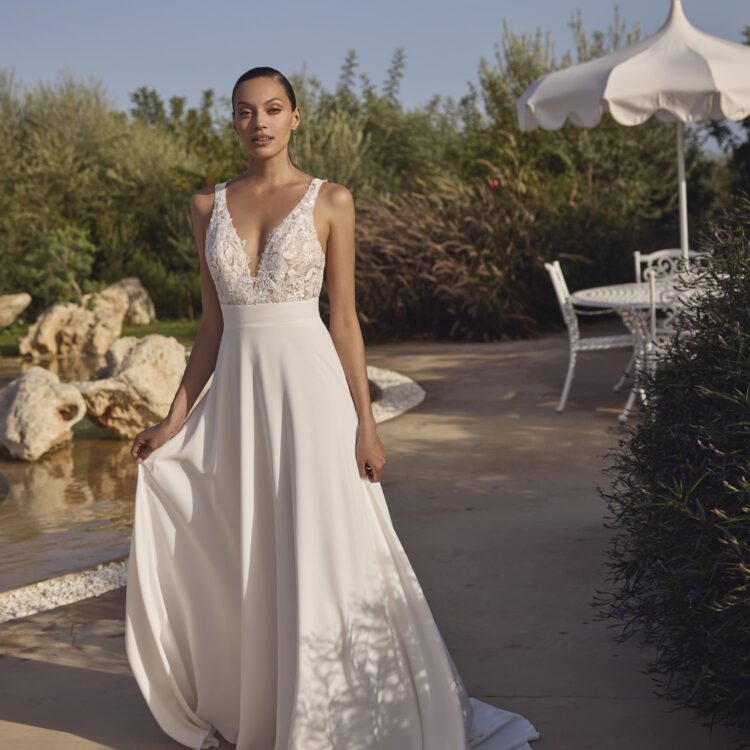 robe de mariée simple et élégante - GLENDA