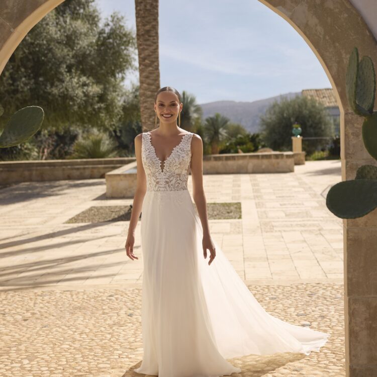 robe de mariée simple et élégeante - GRANADA