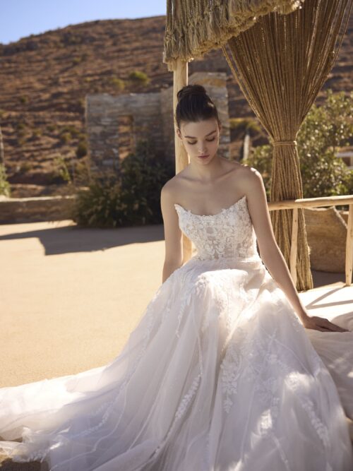 Robe de mariée princesse avec dentelle - HEDY – Image 4