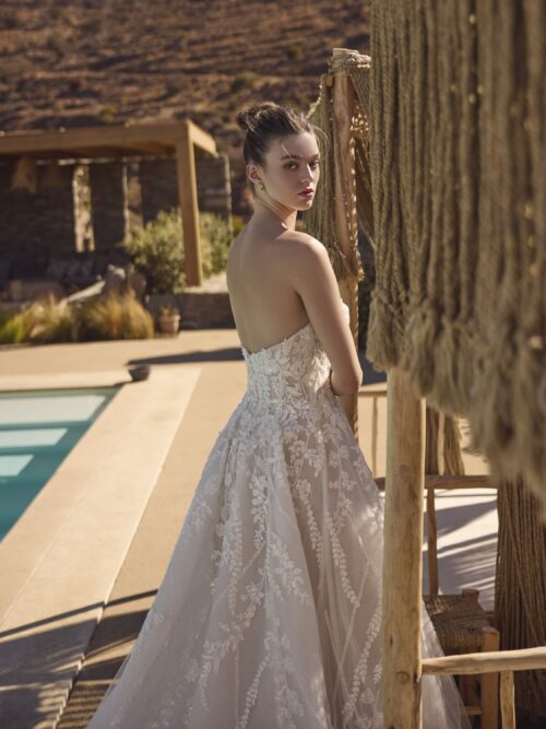 Robe de mariée princesse avec dentelle - HEDY – Image 3