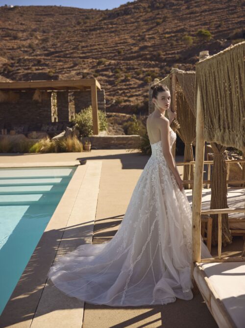 Robe de mariée princesse avec dentelle - HEDY – Image 2