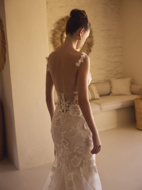robe de mariée sirène avec dentelle - HESPER – Image 3
