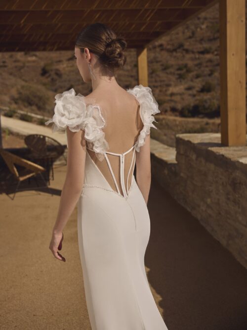 Robe de mariée avec fente - HILARY – Image 4