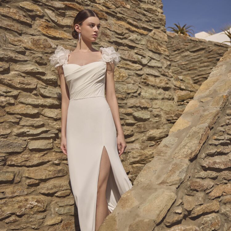 Robe de mariée avec fente - HILARY