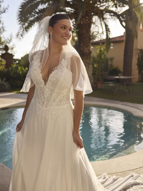 robe de mariée fluide - Jaimie – Image 3