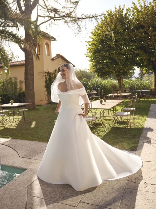 robe de mariée satin - JOLIE