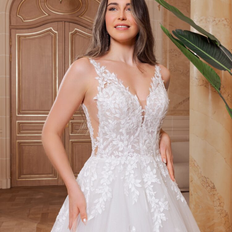 robe de mariée dentelle - KAMELIA
