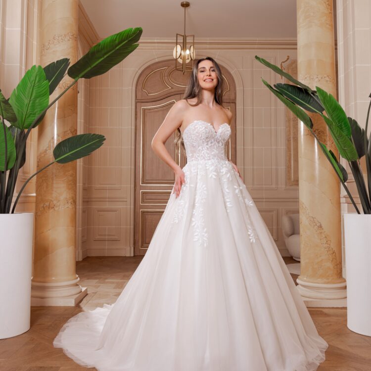 robe de mariée bustier - KARO