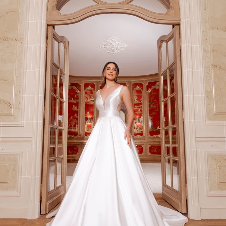 robe de mariée satin