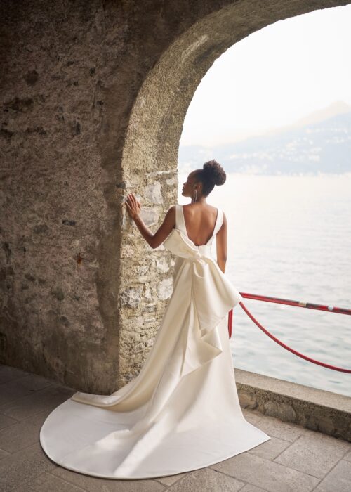 robe de mariée pres du corps - MIMOSA – Image 2