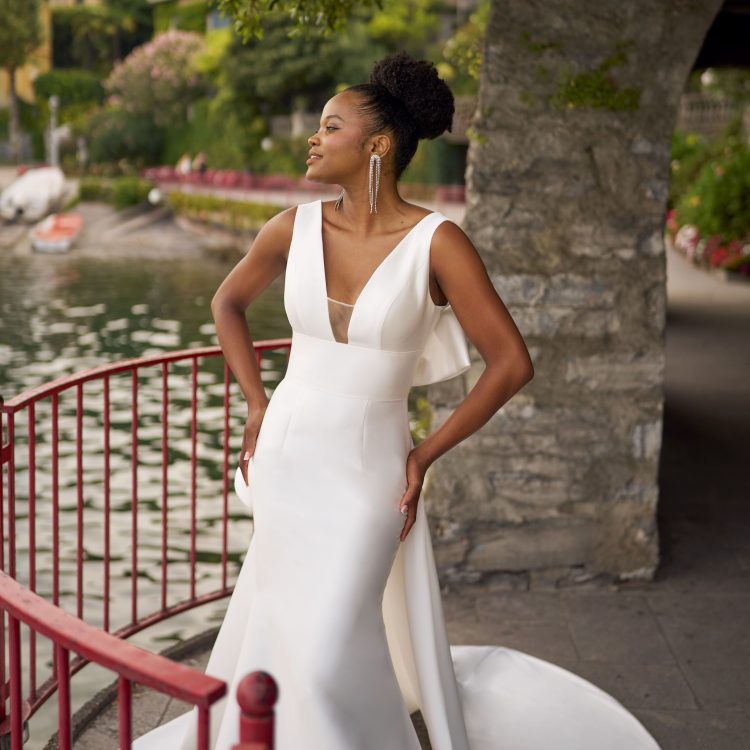 robe de mariée pres du corps - MIMOSA