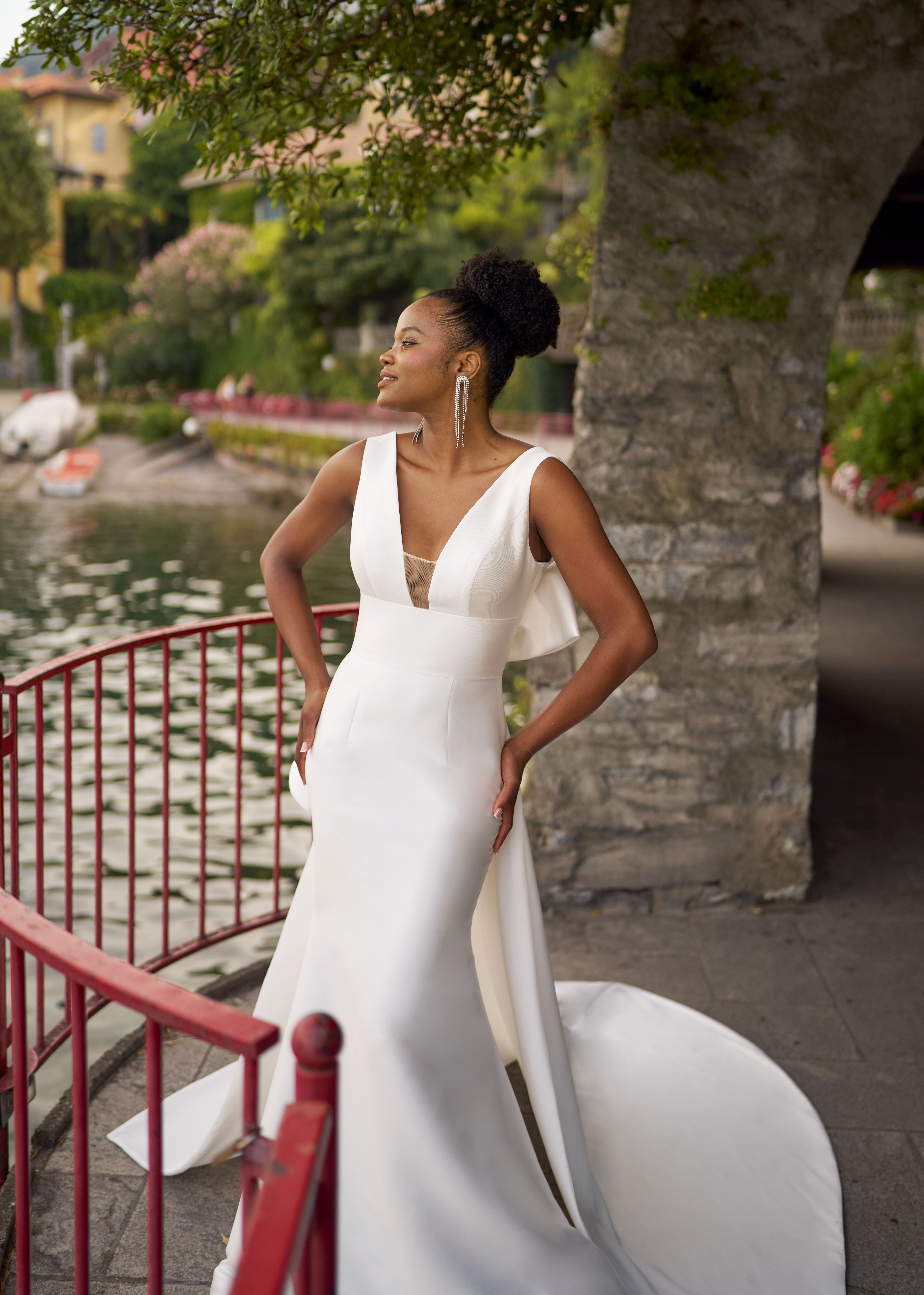 robe de mariée pres du corps - MIMOSA