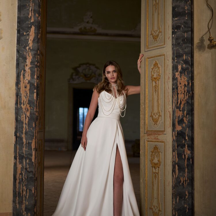robe de mariée satin - NIAM