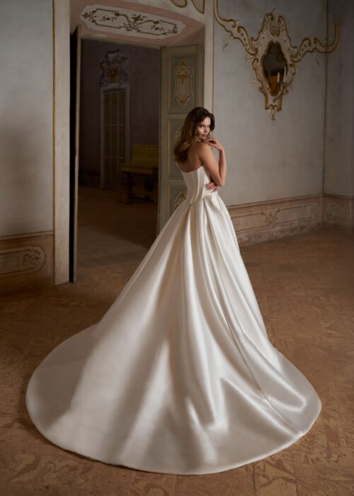 robe de mariée satin - NINO – Image 2