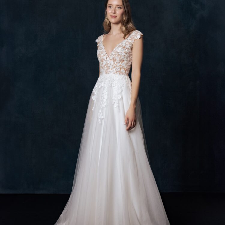 robe de mariée bohème champêtre - VALERIA