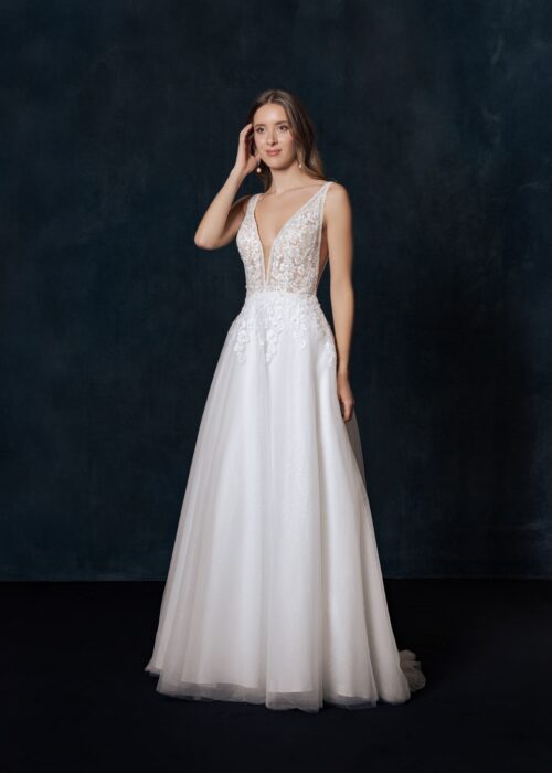 robe de mariée dentelles - VALESKA