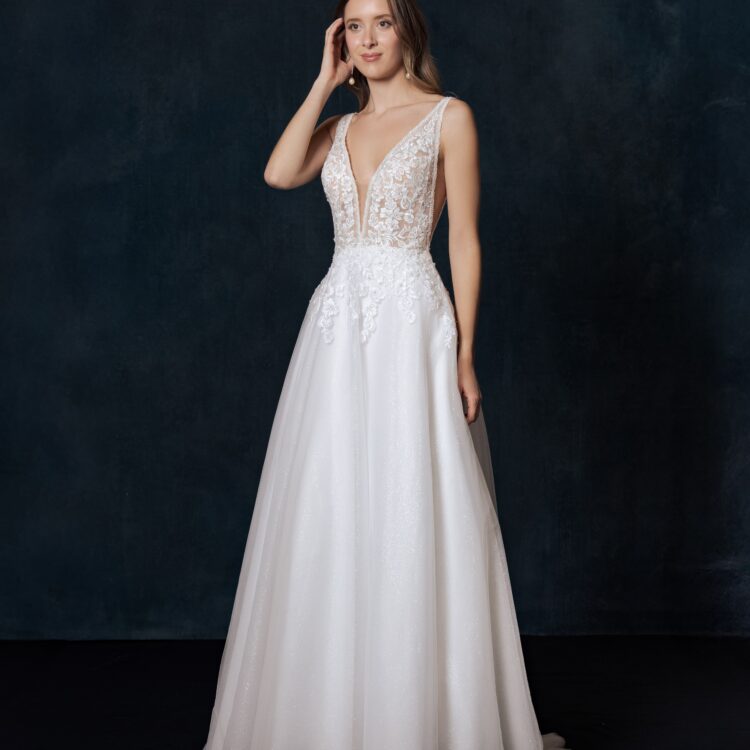 robe de mariée dentelles - VALESKA