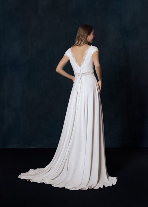 robe de mariée bohême champêtre - VALLEY – Image 2