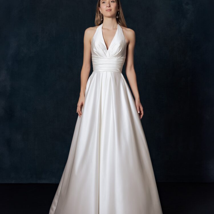 robe de mariée satin - VANDA