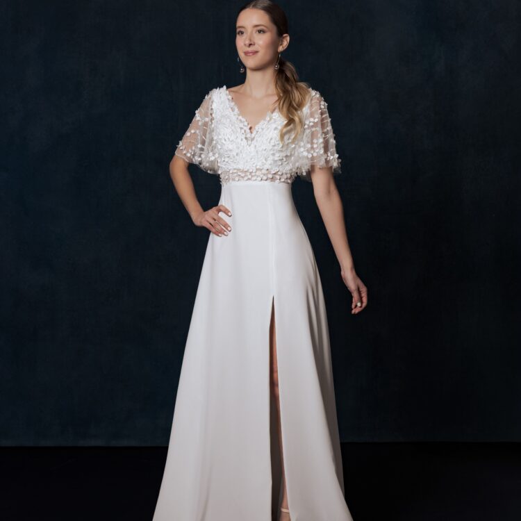 robe de mariée manches -  VANINA