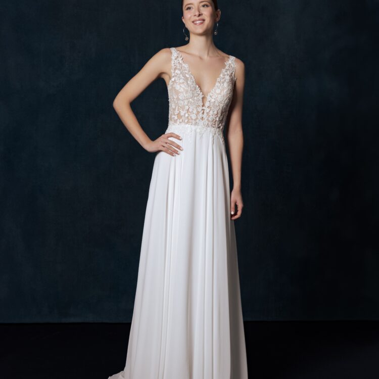 robe de mariée bohème champêtre - VEDA