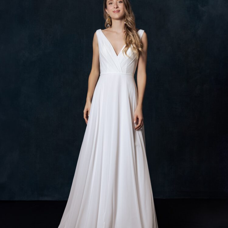robe de mariée simple et élégante -  VENITIA