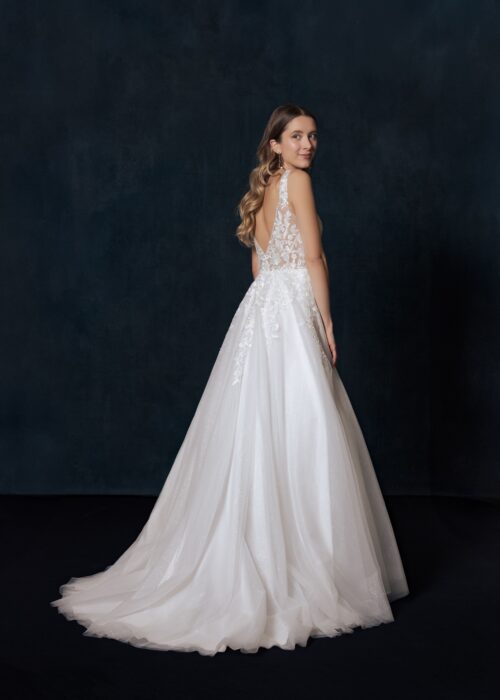 robe de mariée avec dentelles - VERED – Image 2