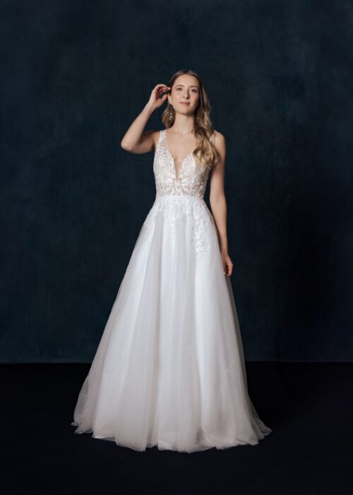 robe de mariée avec dentelles - VERED
