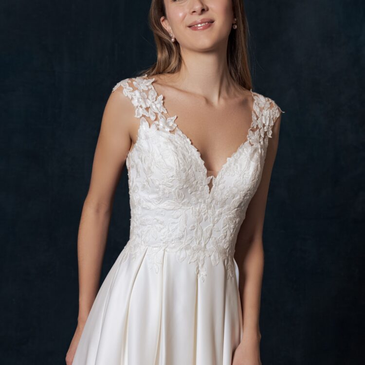 robe de mariée satin -  VERONE