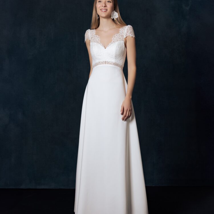 robe de mariée simple et élégante - VIOLETTE