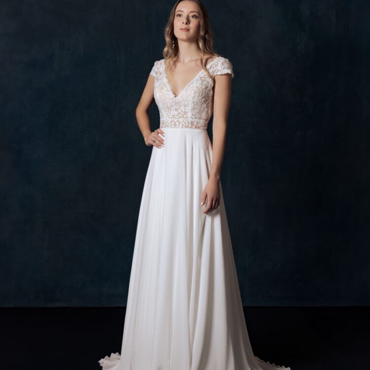 robe de mariée avec dentelle - VITANI