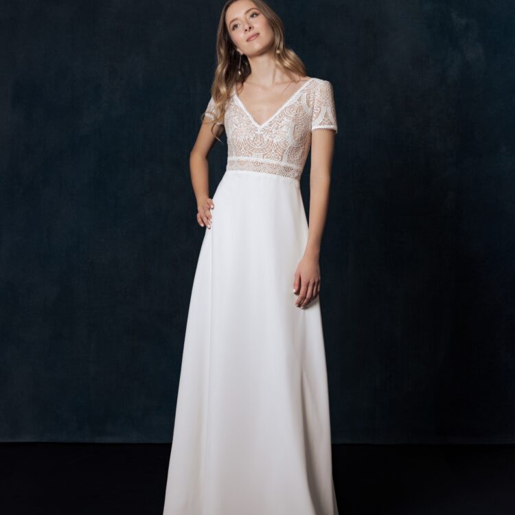 robe de mariée avec dentelle -  VIVA