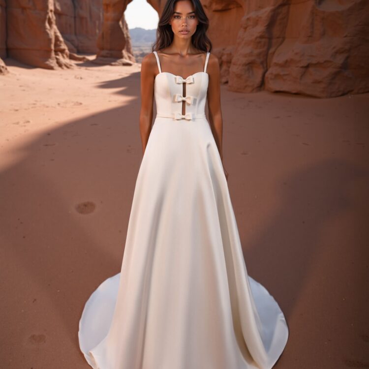 robe de mariée simple et élégante -  26-JFY-09