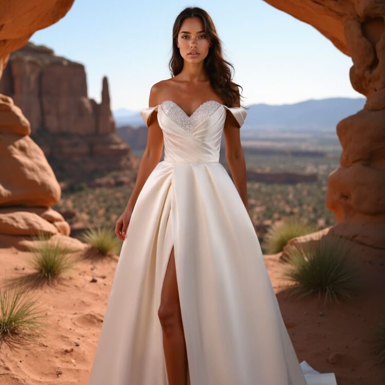 robe de mariée satin -  26-JFY-19