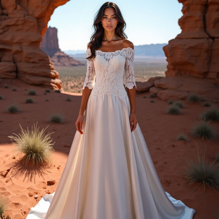 robe de mariée manches longues -  26-JFY-27