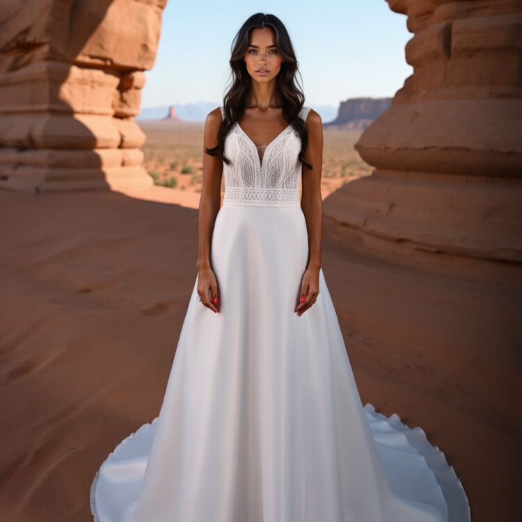 robe de mariée simple et élégante -  26-JFY-30