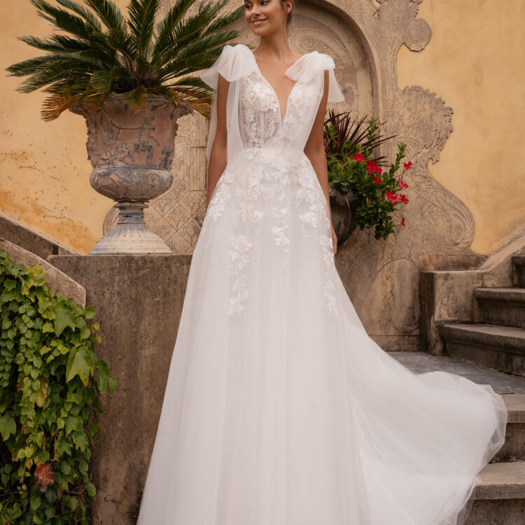 robe de mariée avec dentelles - 26DS04