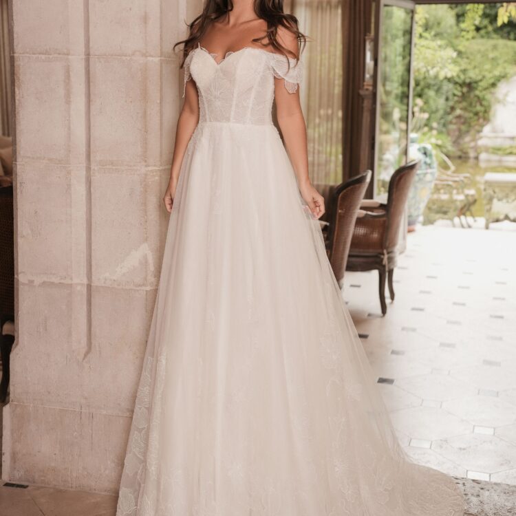 robe de mariée simple et élégante - 26DS08