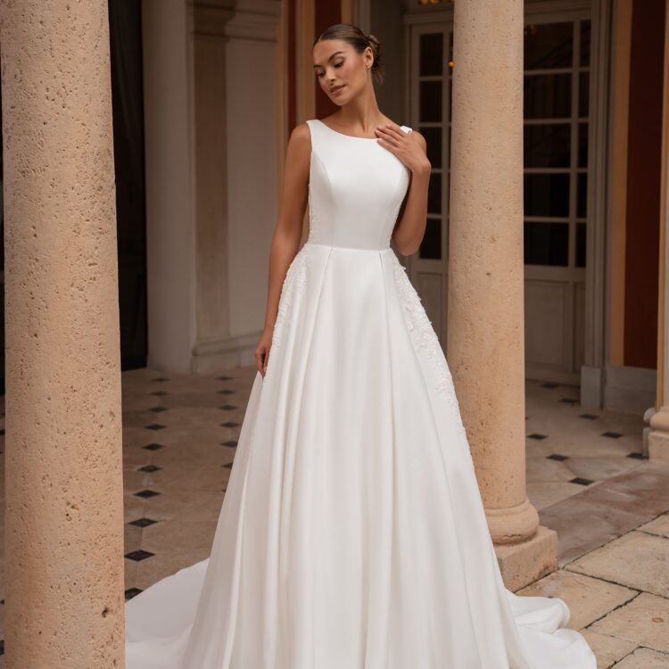 robe de mariée simple et élégante - 26DS13