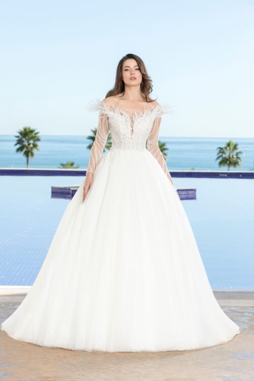 robe de mariée manches -  251-01