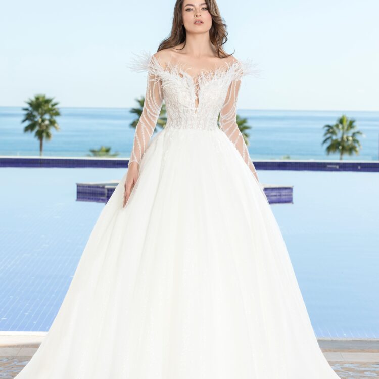 robe de mariée manches -  251-01