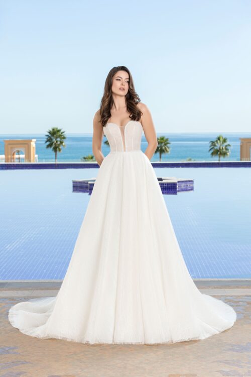 robe de mariée bustier -  251-13