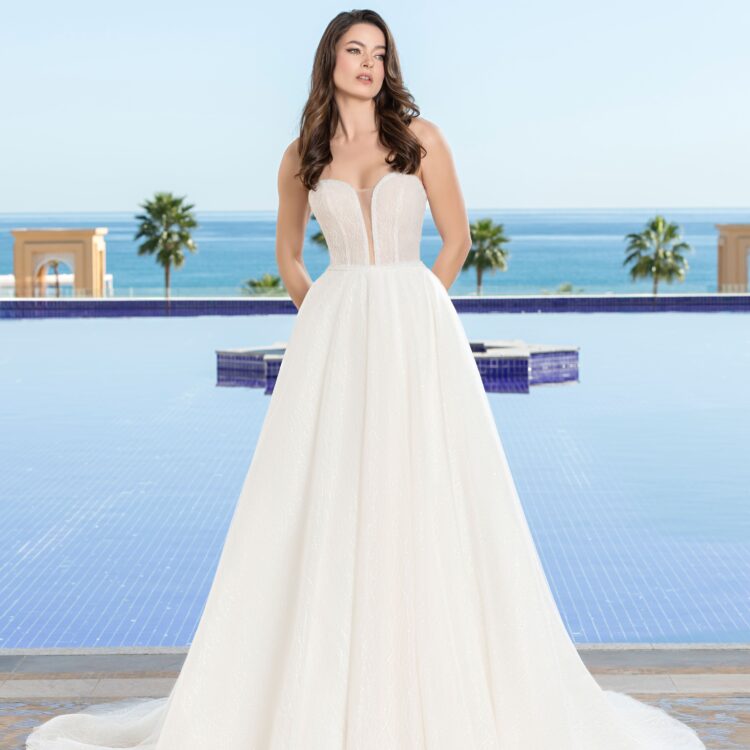 robe de mariée bustier -  251-13