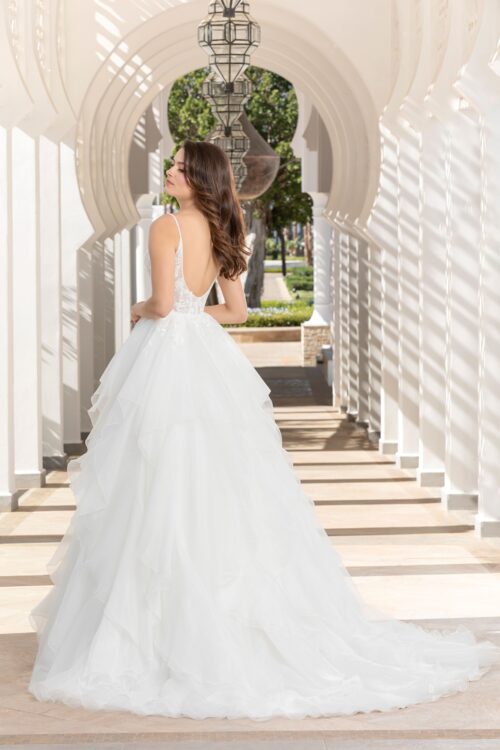 robe de mariée volants -  251-14 – Image 2
