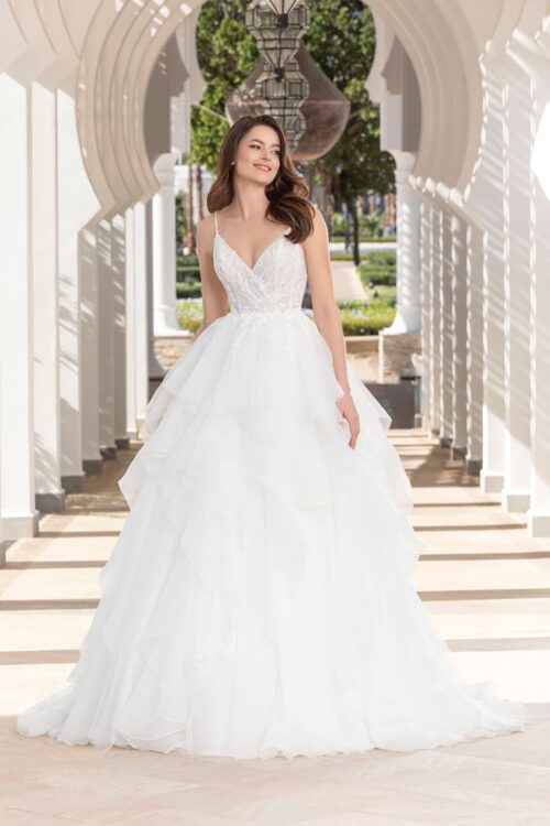 robe de mariée volants -  251-14